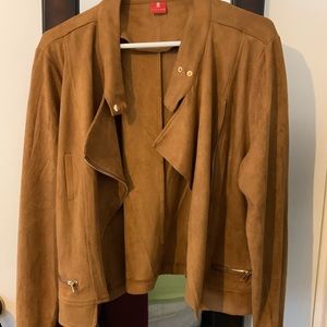 Faux Suede Jacket